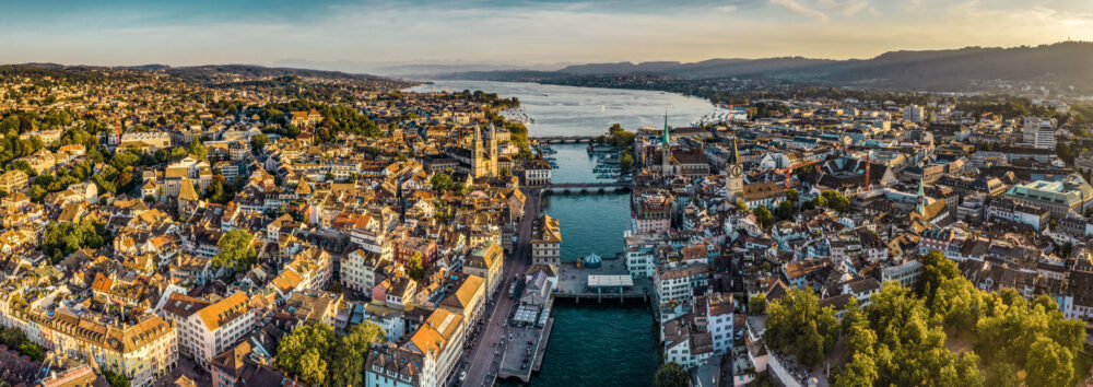 ST Zurich Aerial Panorama 54547